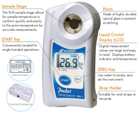 refractometer for sugar content|what does brix refractometer measure.